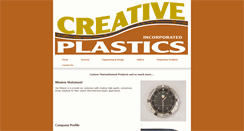 Desktop Screenshot of creativeplastics.com